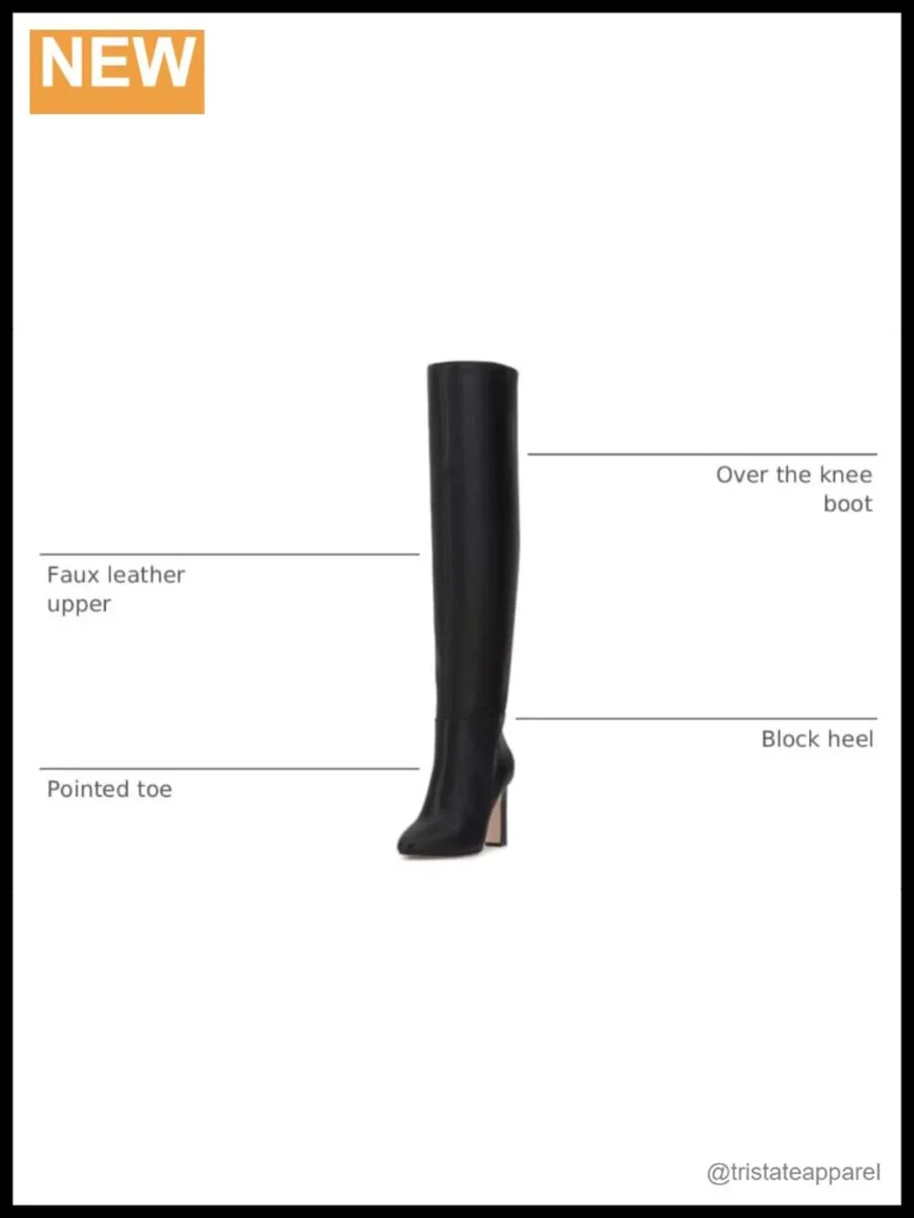 Wide Calf Over-the-Knee Faux Leather Equestrian Block Heel Boots
